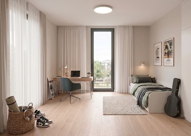 New construction project 4.5-room panorama window with a view of the greenery and Lake Constance (7)