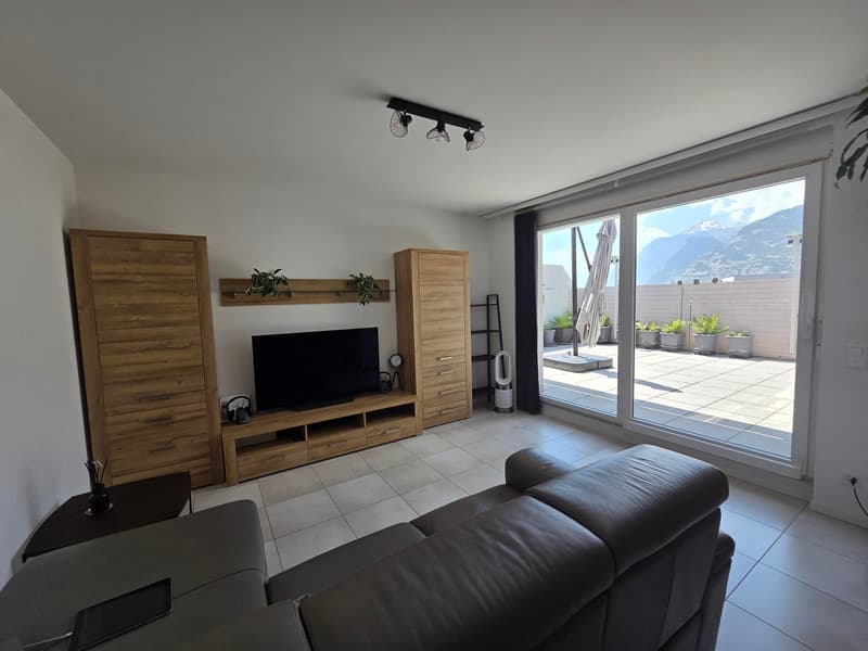 2,5 Zimmer-Wohnung in Conthey im Dachgeschoss (1)