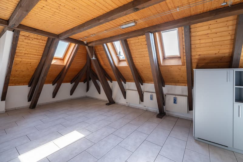 Charmante 3.5-Zimmer-Dachwohnung mit Cheminée und Balkon (6)