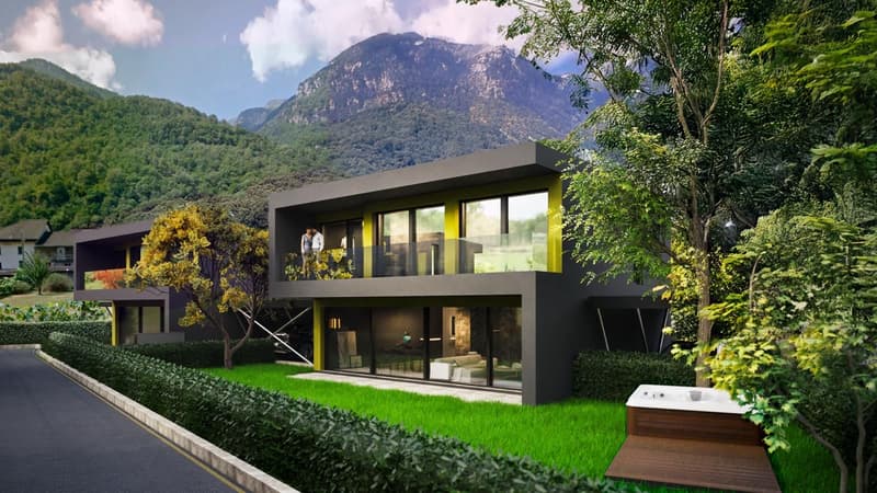 Vision Life & Wellness - 4 modern villas and wellness center in the municipality of Iragna (1)