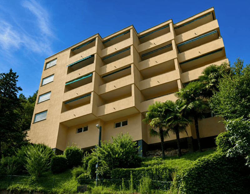 Incantevole appartamento di 2 locali con balcone e vista mozzafiato a Pura (1)