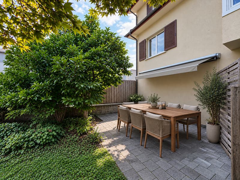 Wohnen mitten in Uster wie in einem Einfamilienhaus. (23)