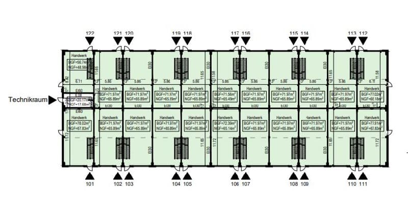 The image shows a floor plan with multiple rooms labeled. The rooms include Living room, Kitchen, 2 bedrooms, and 2 bathrooms.