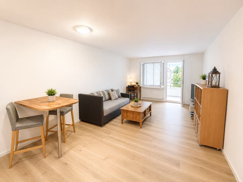 Bright 2.5-room apartment with balcony and lake view in Rorschach (7)