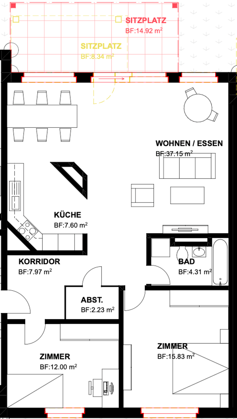 Erstbezug nach hochwertiger Totalsanierung – Moderne Wohnungen an attraktiver Lage in Kreuzlingen (7)