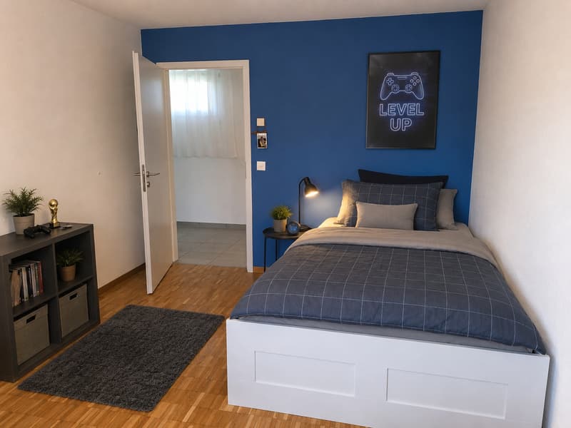 Living in the green - bright apartment with balcony, hobby room & 2 parking spaces (8)
