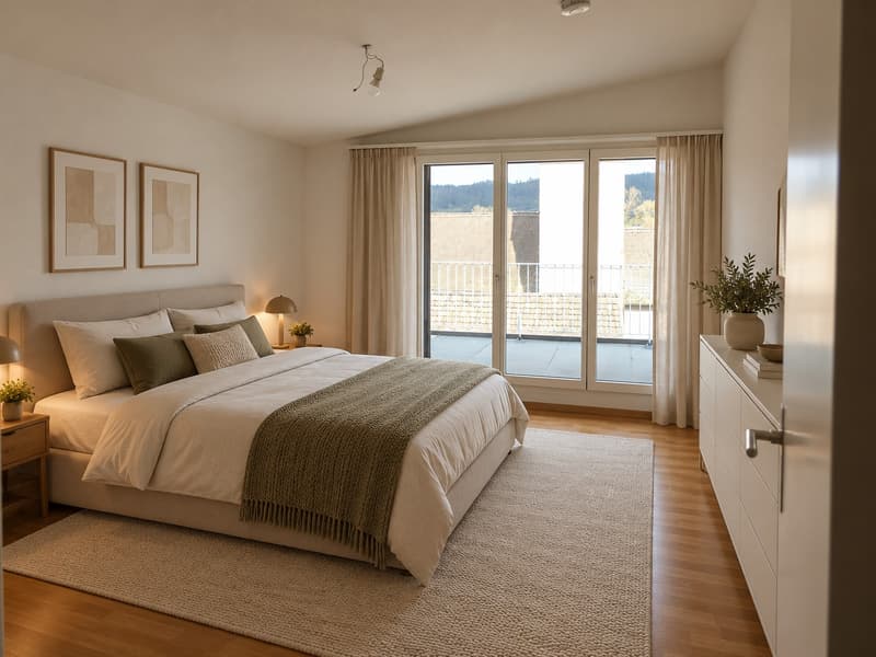 WOHNEN ÜBER DEN DÄCHERN – STILVOLLE 4½-ZIMMER-MAISONETTE MIT GALERIE UND LOGGIA (6)