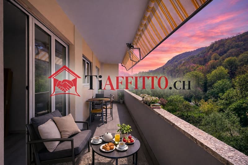 ENORME 2.5 A CHIASSO CON VISTA - 3 MESI GRATIS (3)