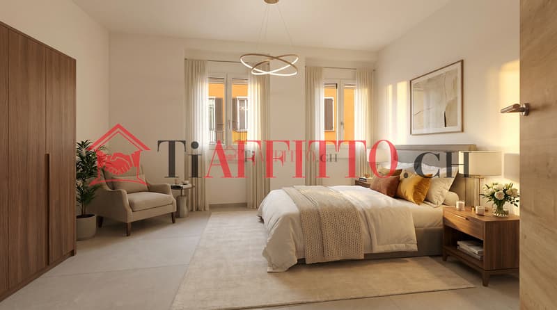 Moderne 2.5-Zimmer-Wohnung in Lugano-Loreto mit Klimaanlage (4)