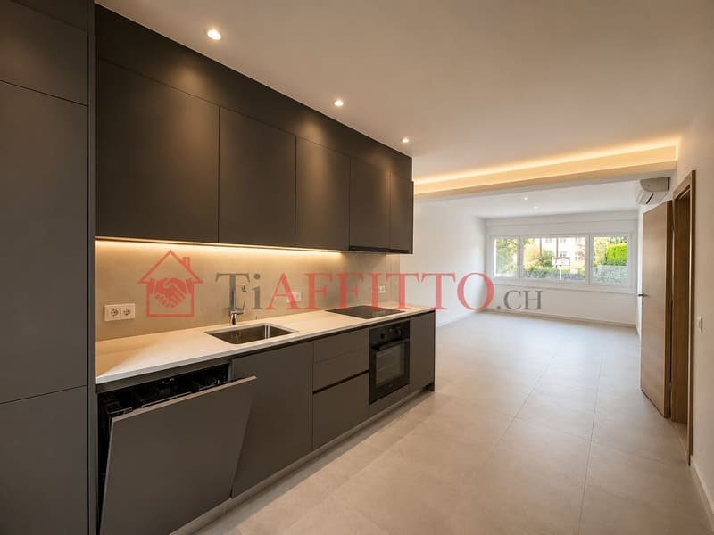 Appartement moderne 3.5 pièces à Lugano-Loreto avec climatisation (3)