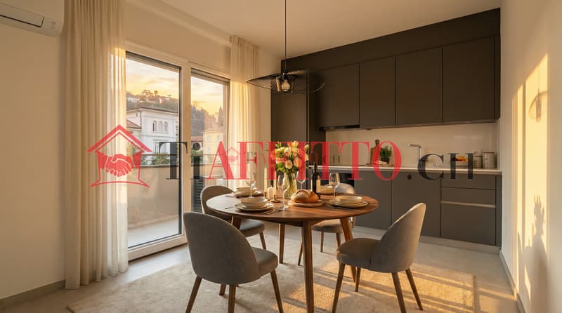 Moderne 2.5-Zimmer-Wohnung in Lugano-Loreto mit Klimaanlage (3)