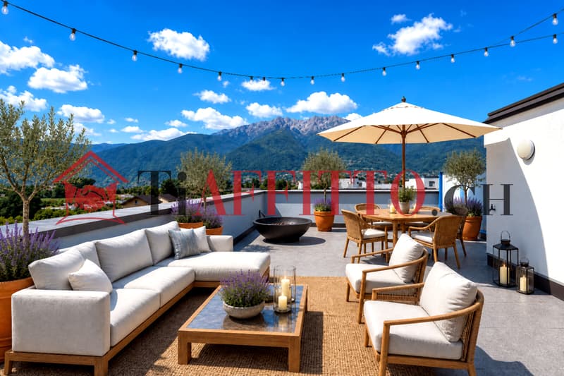 DUPLEX de 4,5 pièces avec terrasse panoramique sur le toit (1)