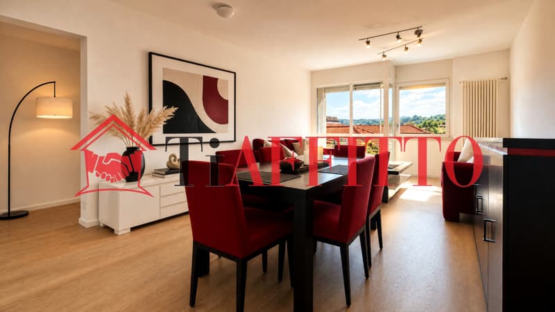 3,5 pièces à Lugano, semi-meublés, avec vue sur le lac (2)