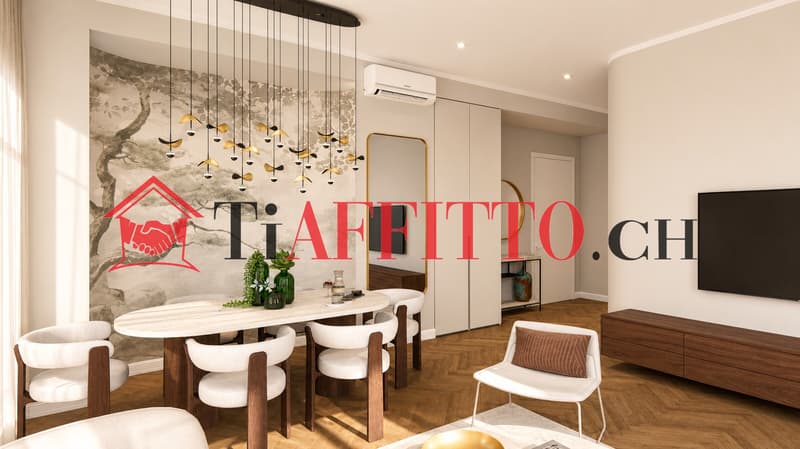 STREPITOSO 3.5 MEUBLÉ AU COEUR DE LUGANO (5)