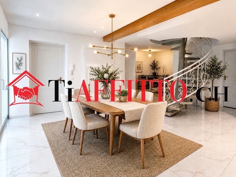 Das Herz eines Hauses zum Wohnen: Geräumiges 5-Zimmer-Apartment in Stabio (1)