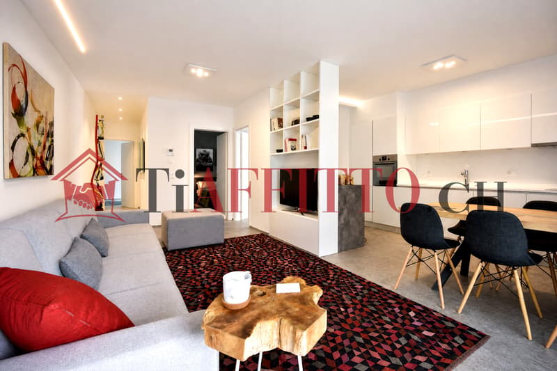BELLINZONA SEMINE: MODERNO 3.5 LOCALI ARREDATO (1)