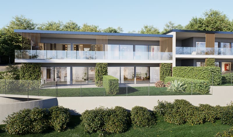4.5 LOCALI CON GRANDE GIARDINO E VISTA LAGO A LUGANO (3)