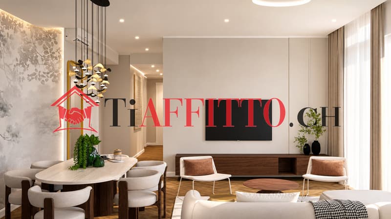 STREPITOSO 3.5 ARREDATO NEL CUORE DI LUGANO (6)