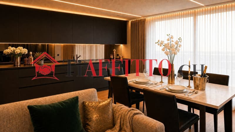 ELEGANTE ATTICO 4.5 LOCALI A CASTIONE (1)