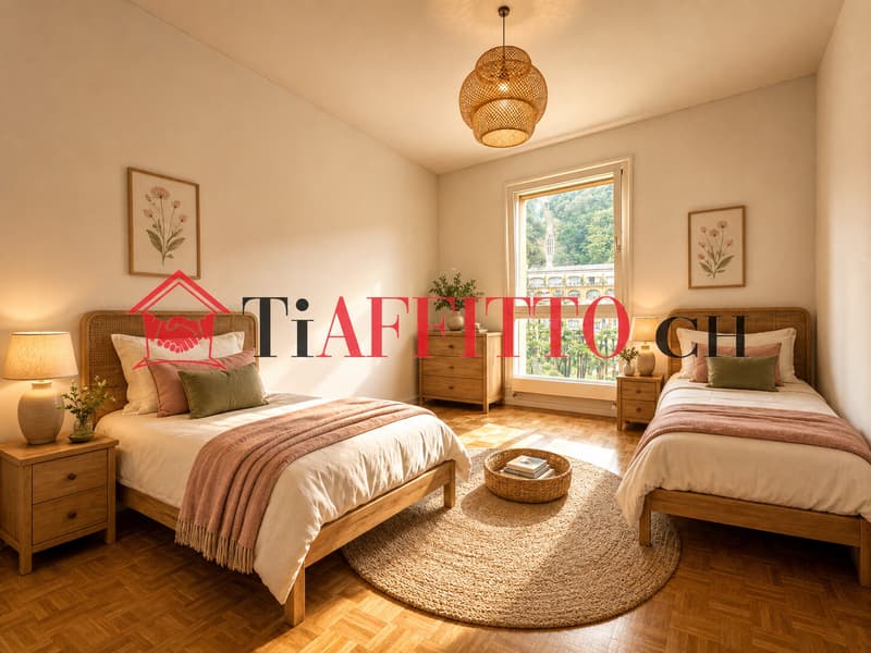 4.5 LOCALI CON PISCINA E JACUZZI A LUGANO CASSAR (7)