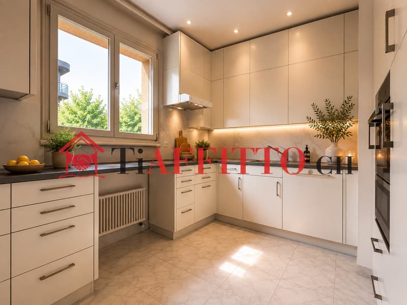 3.5 LOCALI CON PISCINA E JACUZZI A LUGANO CASSAR (4)