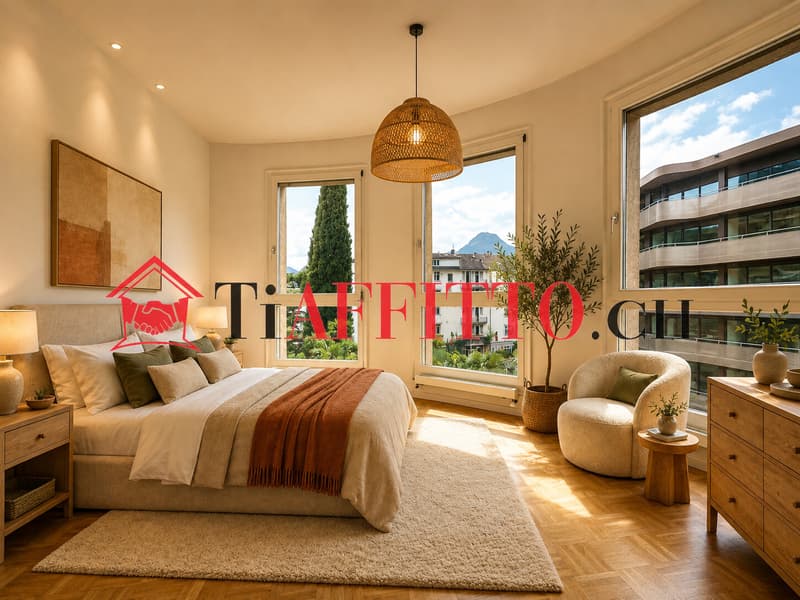 3.5 LOCALI CON PISCINA E JACUZZI A LUGANO CASSAR (5)