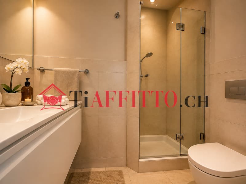 3.5 LOCALI CON PISCINA E JACUZZI A LUGANO CASSAR (8)