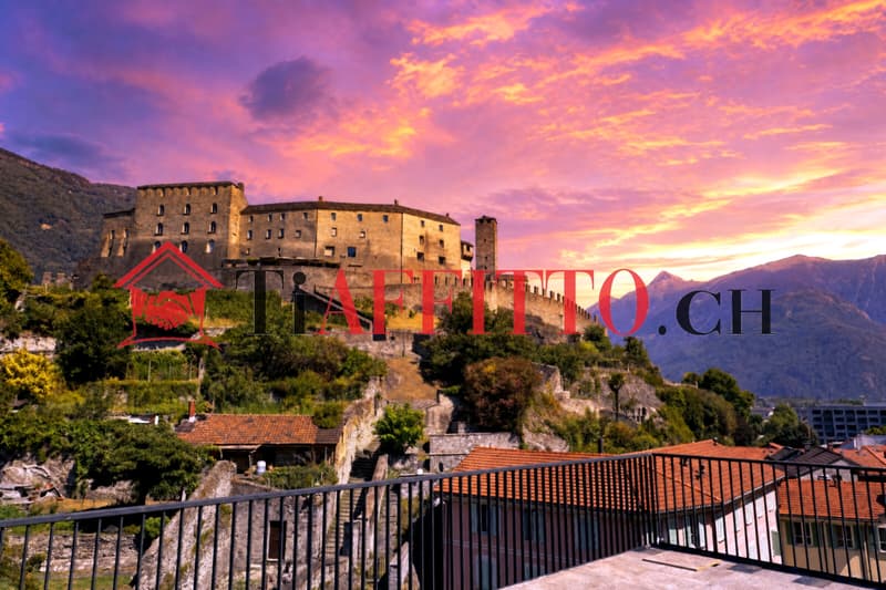 ENORME LOFT CON TERRAZZA VISTA SUI CASTELLI A BELLINZONA (1)