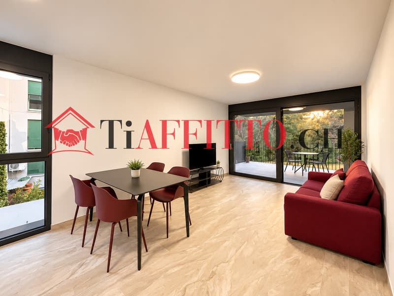 NUOVO 2.5 LOCALI CON GRANDE TERRAZZA A LUGANO SORENGO (2)