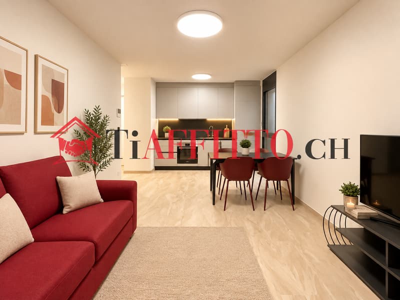 NUOVO 2.5 LOCALI CON GRANDE TERRAZZA A LUGANO SORENGO (1)