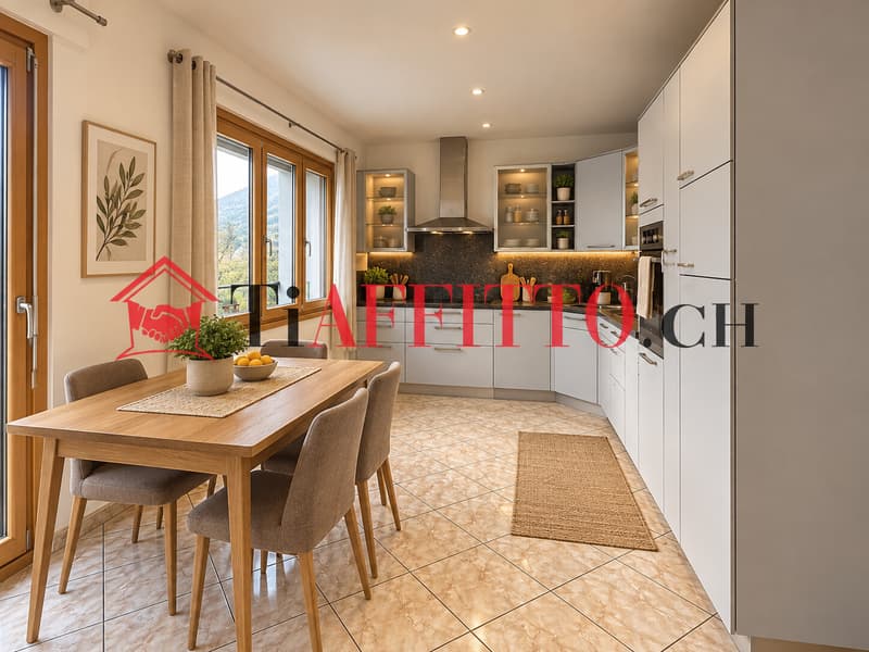 ELEGANTE 4.5 LOCALI DI AMPIA METRATURA E DISPONIBILITÃ IMMED (4)