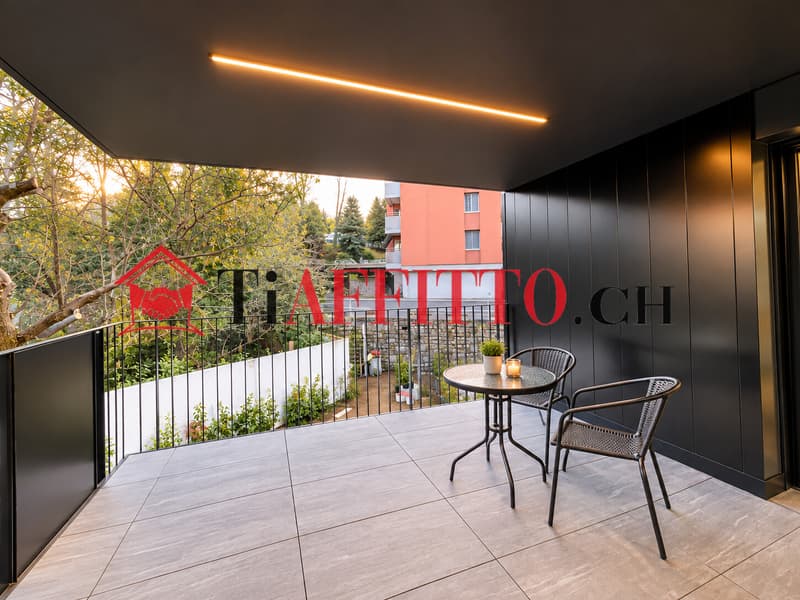 NUOVO 2.5 LOCALI CON GRANDE TERRAZZA A LUGANO SORENGO (2)