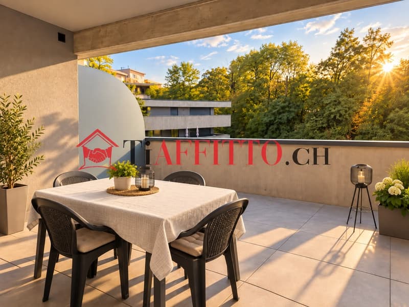 LUMINOSO 2.5 LOCALI CON TERRAZZA PRIVATA E POSTO AUTO (9)