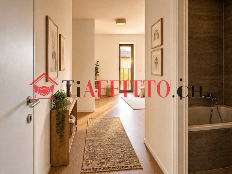 ELEGANTE 3.5 LOCALI NEL CENTRO STORICO DI STABIO (3)