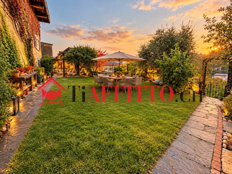 5.5 LOCALI ARREDATO CON GIARDINO PRIVATO NEL VERDE (3)