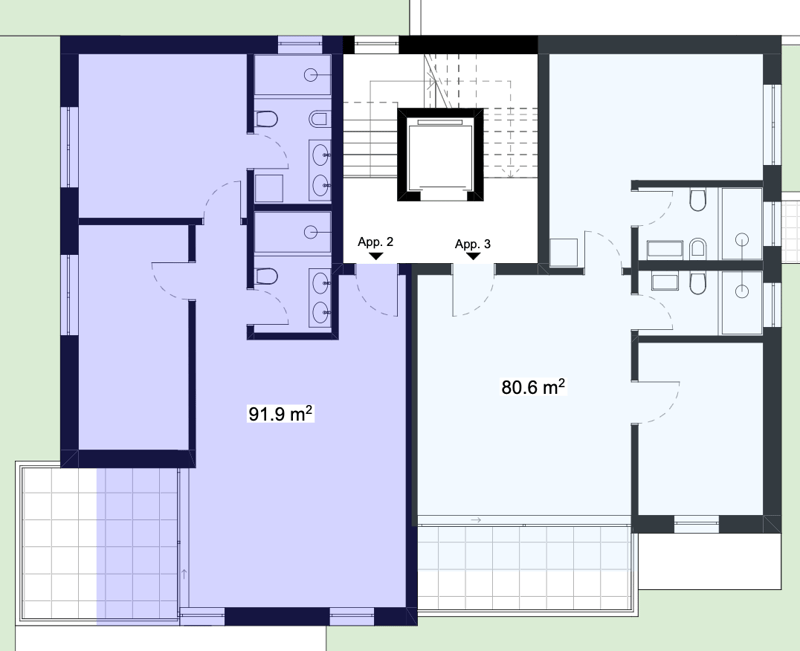 3.5-room apartment under construction (9)