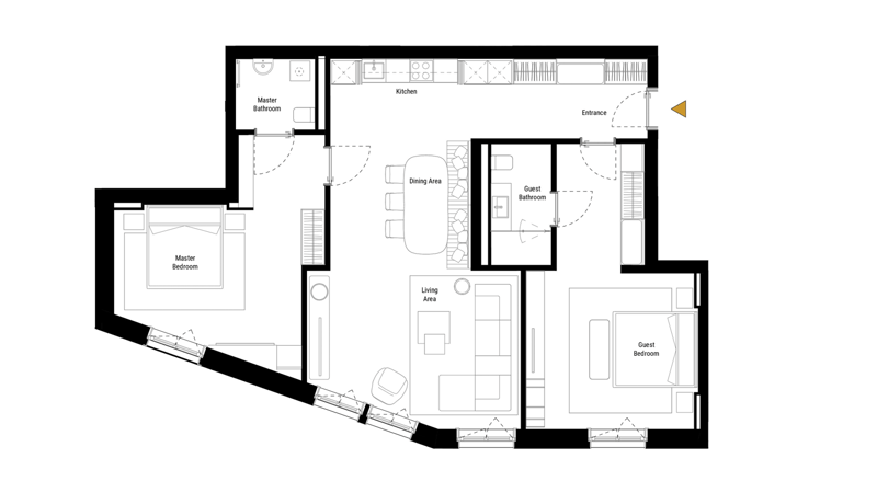 3.5-room apartment in Andermatt – Elegance and comfort in the heart of the Alps (20)