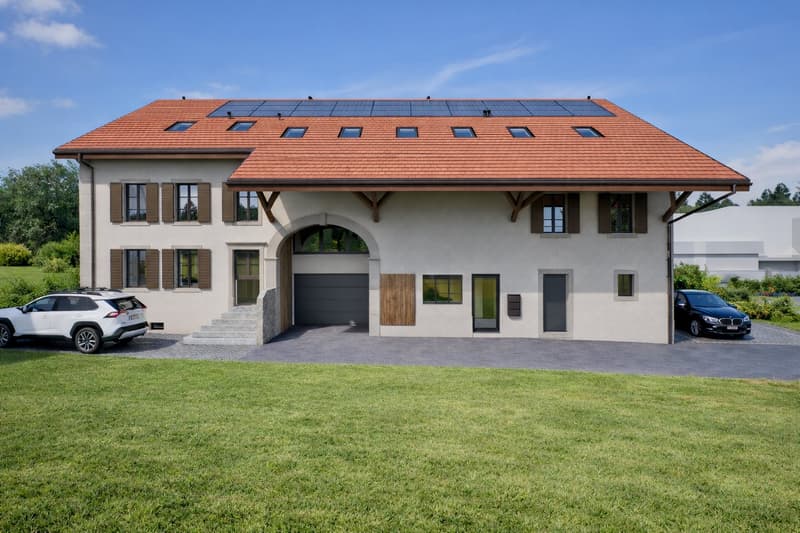Magnificent triplex of 6.5 rooms (with pool of choice) close to Yverdon (2)
