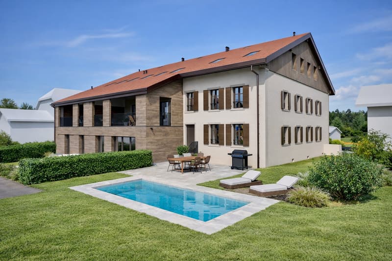 Magnificent triplex of 6.5 rooms (with pool of choice) close to Yverdon (1)