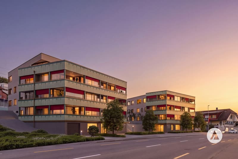 Neubauprojekt Gwattmoos: 3½-Zimmerwohnung im 1. OG, Haus C (3)