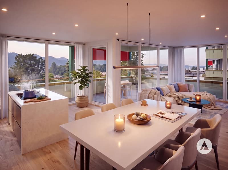 Neubauprojekt Gwattmoos: 3½-Zimmerwohnung im 1. OG, Haus C (1)