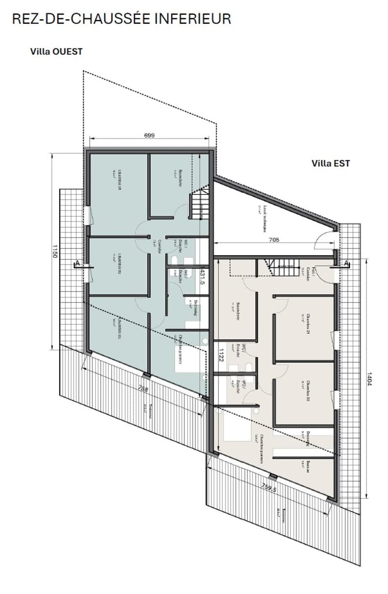 Villa jumelée contemporaine 5.5 pièces | orientation Sud-Est | Vue Alpes | Les Rochettes - Cornaux (4)