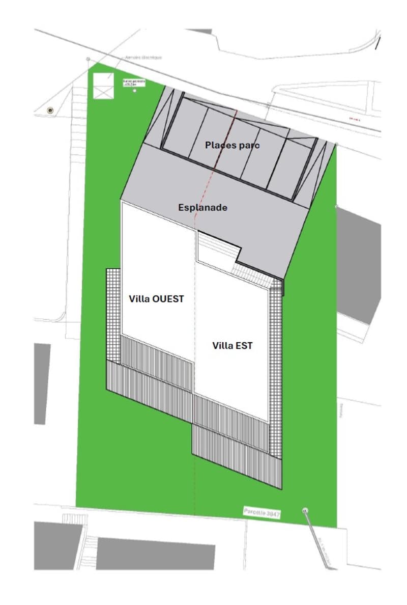 Villa jumelée contemporaine 5.5 pièces | orientation Sud-Est | Vue Alpes | Les Rochettes - Cornaux (3)