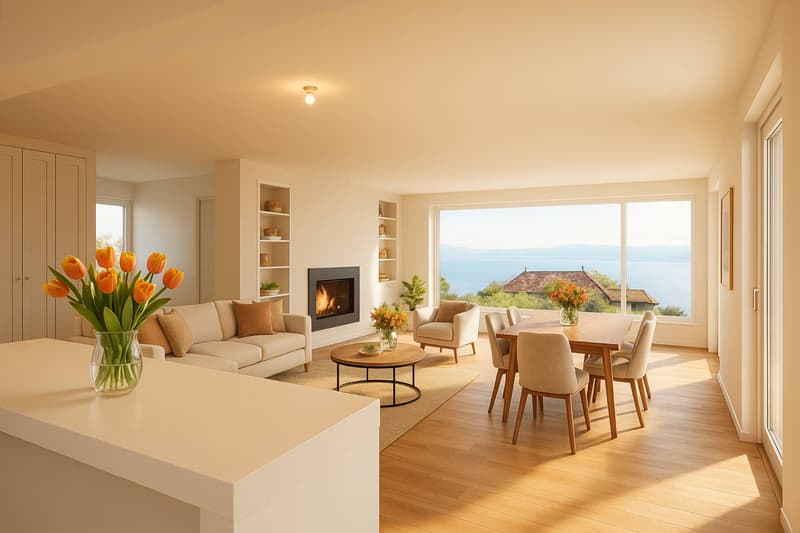 Contemporary villa with panoramic view of the lake (1)