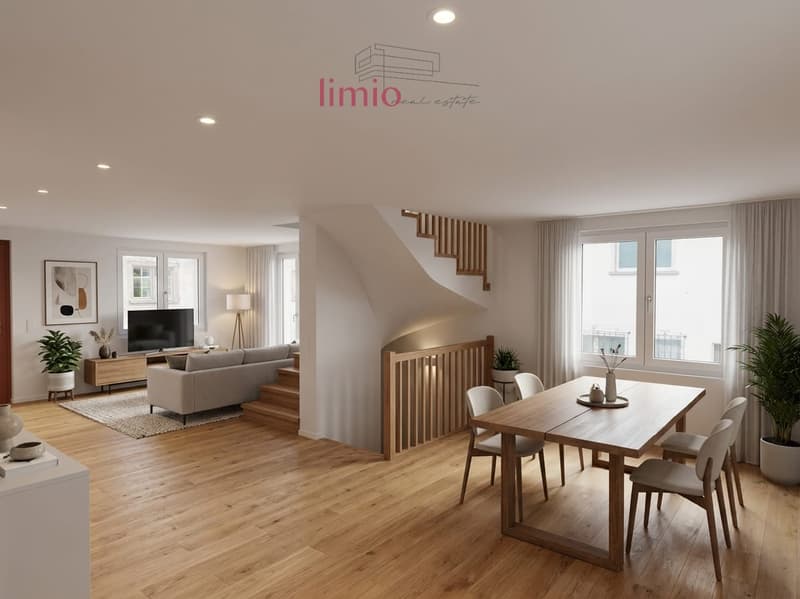 Maison mitoyenne de 3,5 pièces à Thundorf : vie compacte dans votre propre maison (1)
