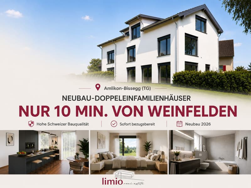 NUR 10MIN VON WEINFELDEN: NEUBAU 6.5 Zimmer DEFH in Amlikon-Bissegg kaufen (1)