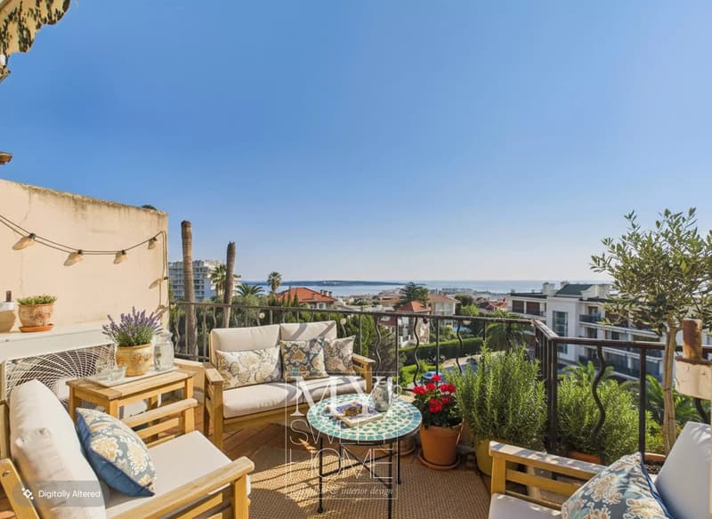 Appartement en duplex exclusif avec vue sur mer dans le quartier Californie de Cannes (2)