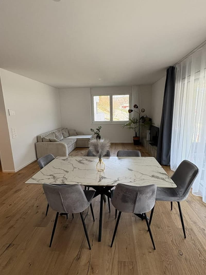 Appartement de jardin neuf de 2,5 pièces avec terrasse à louer à Schaffhausen (6)