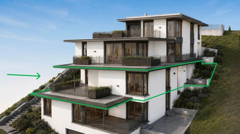 Appartement terrasse exclusif 4.5 pièces avec panorama à Beringen (3)