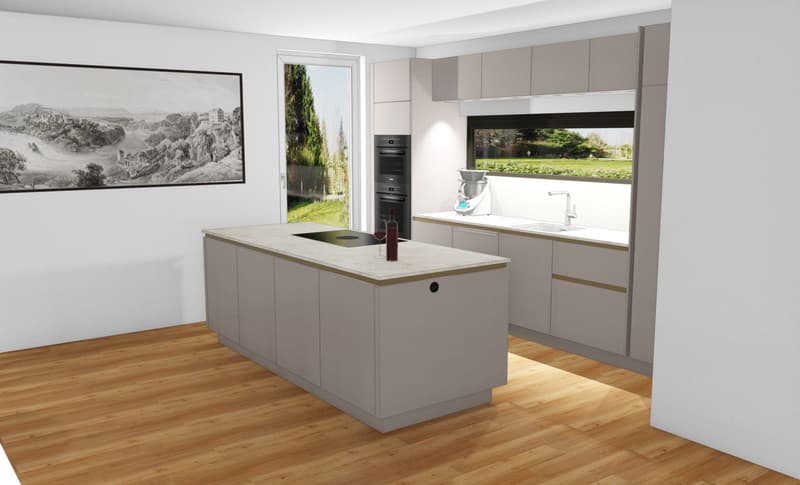 Appartamento esclusivo con terrazza 4.5 locali con panorama a Beringen (4)